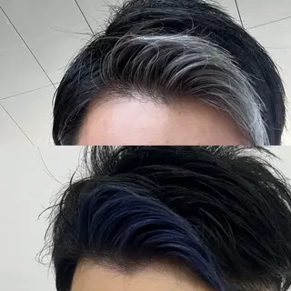 カラー メンズ ダブルスキルエクステ /羽エクステ白石宇由のヘアスタイル
