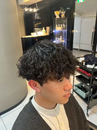 パーマ メンズ パーマ特化美容師 茂木広幸のヘアスタイル