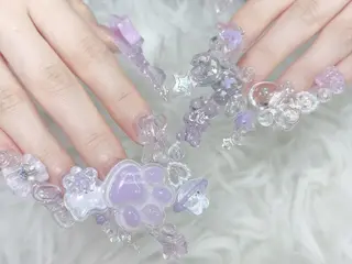 ネイル MoMoA Nail ネイル長さ出し専門店のネイルデザイン