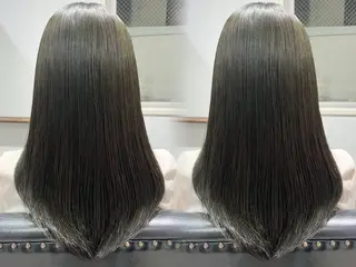 セミロング カラー 村上 大武のヘアスタイル