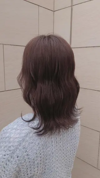 ミディアム 森本　舞✴︎ 似合わせパーマのヘアスタイル