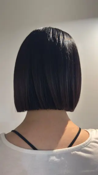 ミディアム ハイトーン/パーマ 大名 sakiのヘアスタイル