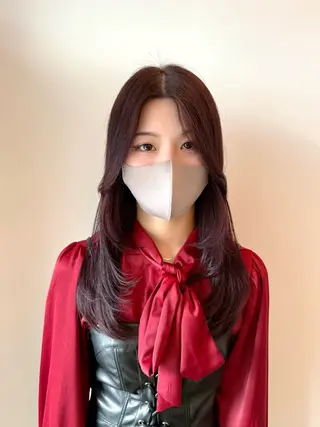ロング カラー WATANABE MISAKIのヘアスタイル