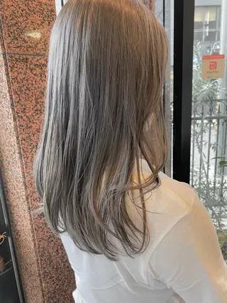 ロング カラー ハイライト／艶カラー 大河シンジのヘアスタイル