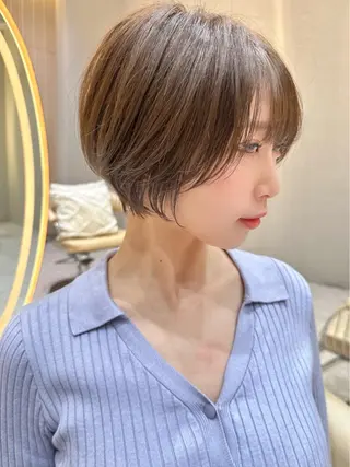 ショート 縮毛矯正✨🫧 レイヤー川村利幸のヘアスタイル