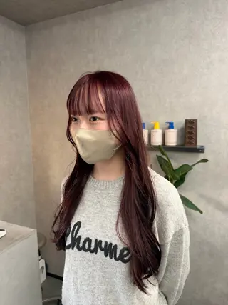 ロング カラー niko_saga_hairmake所属・アヤカ （AYAKA）のヘアスタイル