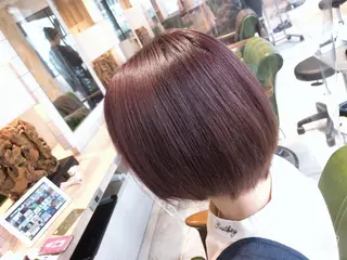 ショート カラー EARTH志木/佐藤 氷河のヘアスタイル