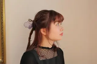 ミディアム ヘアアレンジ Culumi クルミ 松井照雄/梅田茶屋町のヘアスタイル
