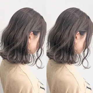 ミディアム カラー 🌙HIZUKI🌙 ハイトーン 艶髪のヘアスタイル