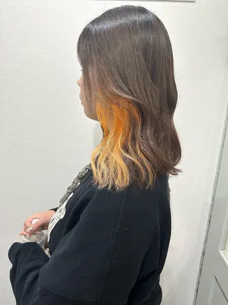 ミディアム カラー 🤍2nd🤍田所 美希のヘアスタイル