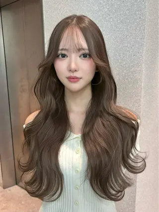 ロング カラー 香月 元希のヘアスタイル