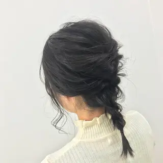 ミディアム ヘアアレンジ Rayt hair レイトヘアーのヘアスタイル