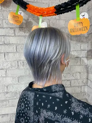 ミディアム カラー パーマ ヘアアレンジ メンズ キッズ ネイル マツエク・マツパ アイブロウ 🔥漢髪特化メンズ マネージャーYUKIのヘアスタイル