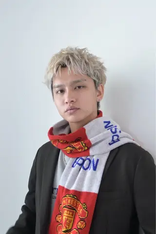 ショート カラー メンズ シャドウパーマ No.1うえちりくのヘアスタイル