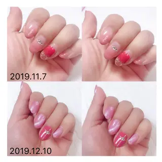 ショート ネイル 👑enen style👑のネイルデザイン