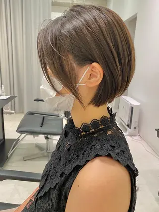 ショート カラー 似合わせ専門美容師 なかじまのヘアスタイル