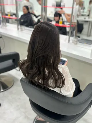 ロング まろっと艶感ブラウン ベージュ🤍まなかのヘアスタイル