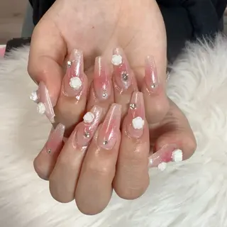 ネイル 🎀nana🫧 ワンホンネイル🎀のネイルデザイン