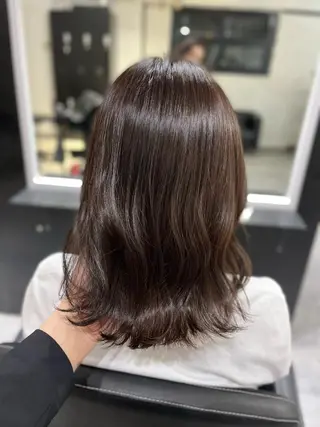 ミディアム Yu シールエクステのヘアスタイル