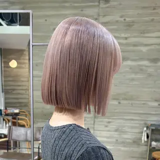 ショート 垢抜け透明感カラー 🧚🏻♀️ミユウのヘアスタイル
