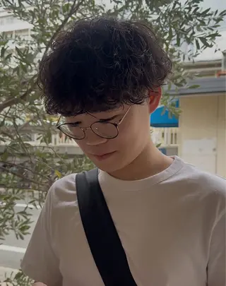 パーマ メンズ 年間2000名担当◎ パーマ職人/仲原佑樹のヘアスタイル