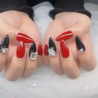 ネイル ハイネイル 自宅サロンのネイルデザイン