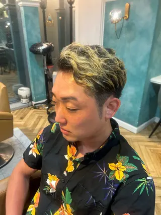 メンズ 池袋/韓国メンズヘア ❤️💙軸丸みうのヘアスタイル