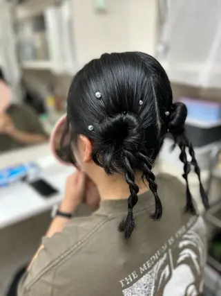 ヘアアレンジ へアセット/心斎橋 支持率No.1✨🌈のヘアスタイル