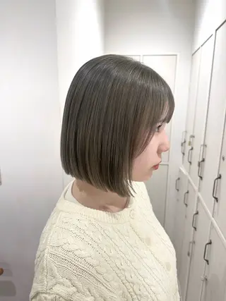ミディアム 🪐レイヤー/抜け感 カラー/加野彩果🪐のヘアスタイル