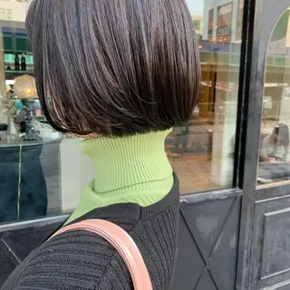 ミディアム カラー SAKINO. ベージュカラーのヘアスタイル