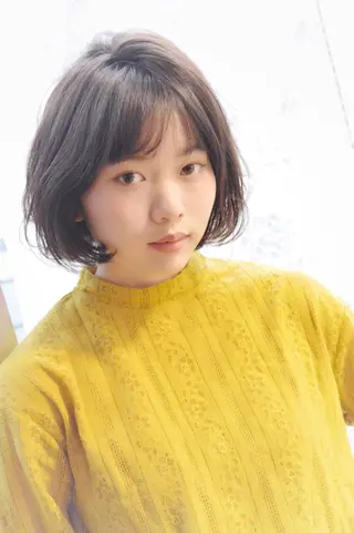 ミディアム 星 沙織のヘアスタイル