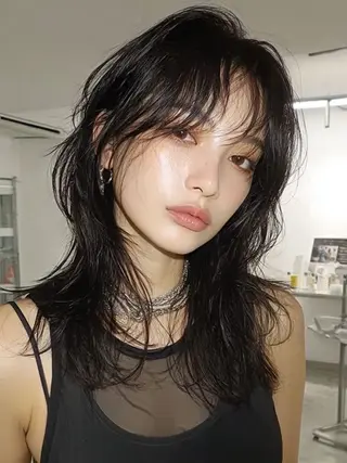 ロング ☁️透明感カラー× レイヤー ☁️ノアのヘアスタイル