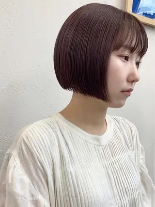 ショート カラー Rico / bob/グレージュのヘアスタイル