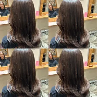 ロング カラー レイヤーカット/ 縮毛矯正🇰🇷早坂のヘアスタイル