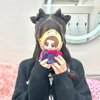 ロング ヘアアレンジ ヘアメ🎀推しカラー 🥣横浜/しほ🧸のヘアスタイル