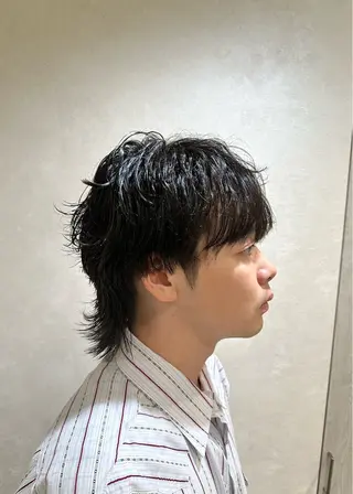 カラー パーマ メンズ ユージ ✂︎ カット／パーマ特化のヘアスタイル