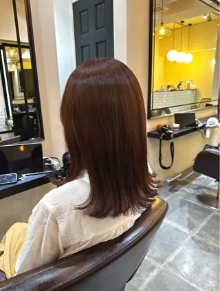 ミディアム 似合わせひなた🐥 elima調布のヘアスタイル