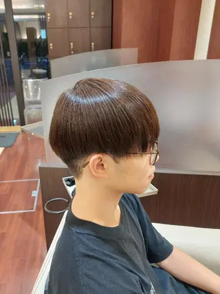 ミディアム 森木 幹太のヘアスタイル