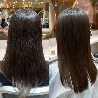 セミロング 新宿/韓国ヘア/ 韓国ボブ/Mayuのヘアスタイル