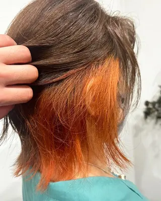 セミロング 山田 誠也のヘアスタイル