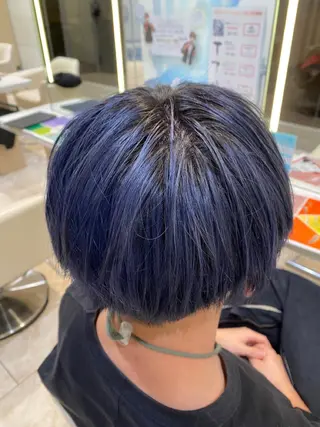 カラー 🌼丸みボブ🌼 ショート　柏木結太のヘアスタイル