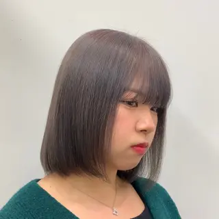 ミディアム カラー れい🫧 ハイトーン特化のヘアスタイル