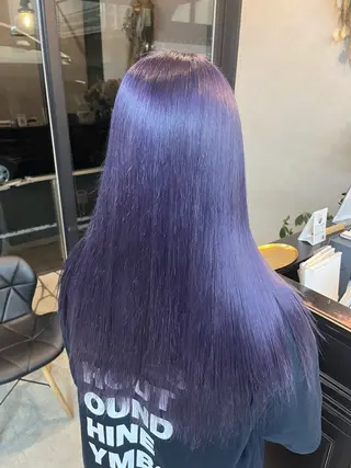 カラー 前田 美里のヘアスタイル