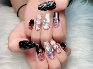ロング princess👑 木戸　唯のネイルデザイン