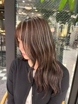 ロング カラー ♡ハイライトカラー shinri♡のヘアスタイル