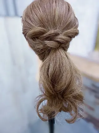 ヘアアレンジ 馬方 雫のヘアスタイル