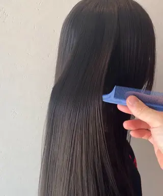 セミロング 希優🌺ソムリエ /ブリーチ/カットのヘアスタイル