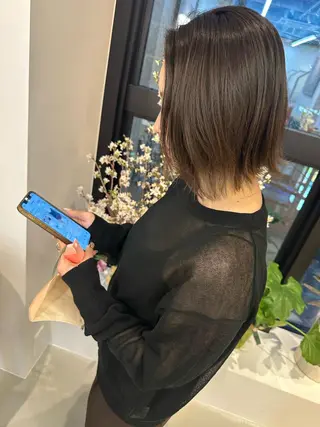 ショート 池村美月 @透明感カラーのヘアスタイル