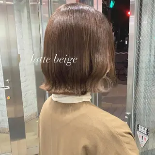 ミディアム カラー ヘアアレンジ 代表🎀 ふわモテ愛 され髪🩷yumiのヘアスタイル