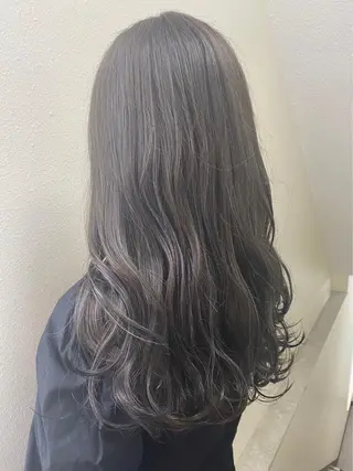 ロング パーマ ヘアアレンジ メンズ キッズ ネイル マツエク・マツパ 女性専用サロン梅田 髪質改善カラーakiのヘアスタイル